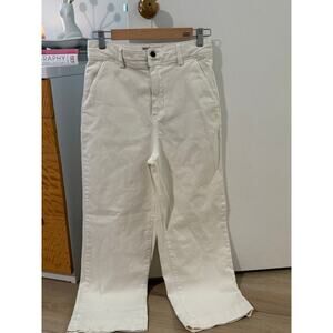 Everlane Wide Leg Organic Cotton Cream Denim Minimalist Capsule Wardrobe 🤍